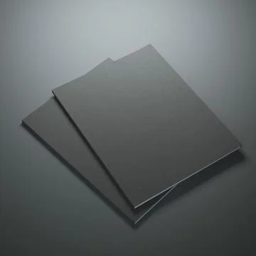Two black magazines Stock Illustration