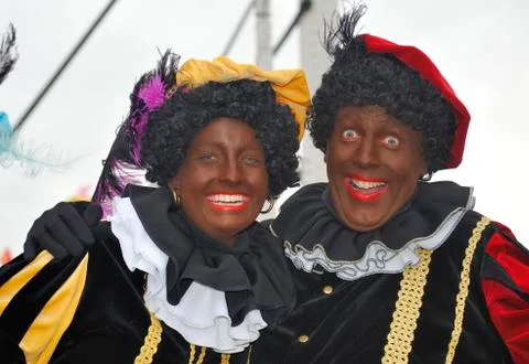 Two black Petes Stock Photos