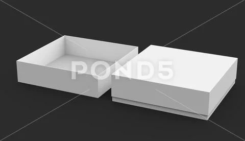 Two blank boxes Illustration