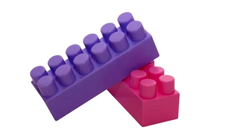 Two blocks from the children's designer Stock Footage 333493547