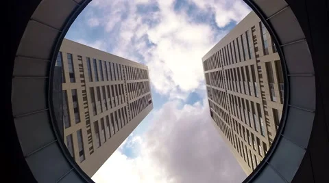 Two Blocks Through the Circle Stockbeeldmateriaal 54992872