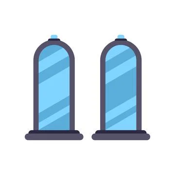 Two blue condoms protecting global sexual health Stock Illustration