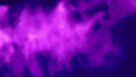 Two blue ink clouds in water Stock Footage 124791441