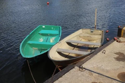 Two boats Stock Photos