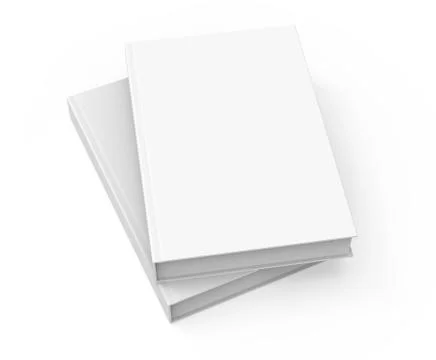 Two books piling up Illustrazione stock