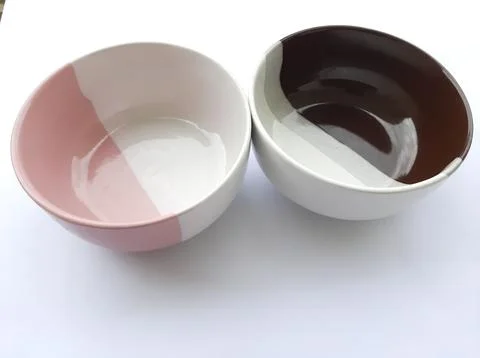 Two bowls Stock Photos