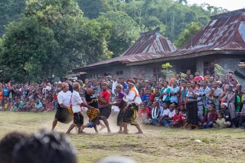 Two Boxers Square Off Stock Photos