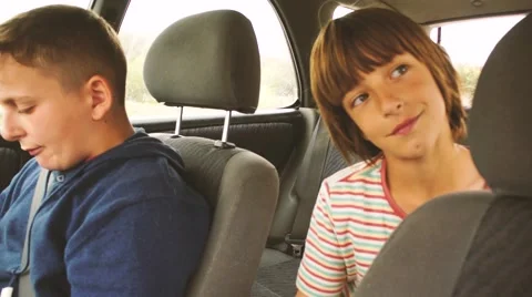 Two boys gaming on smartphone Stock Footage 61968028