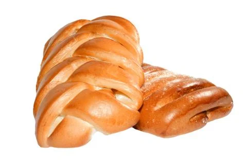 Two braided bun Foto stock