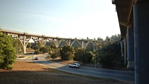 Two Bridges Stock Footage 83695508