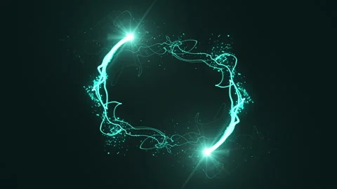 Two bright glowing balls Stock Footage 243878667