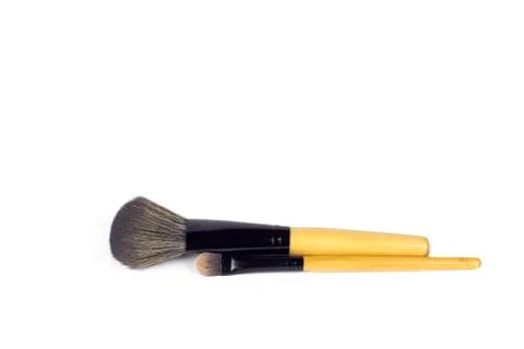 Two brushes for make-up Stockfoto's