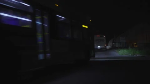 Two buses passing. Stock Footage 158512169