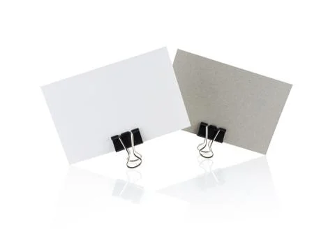 Two business card Stock Photos