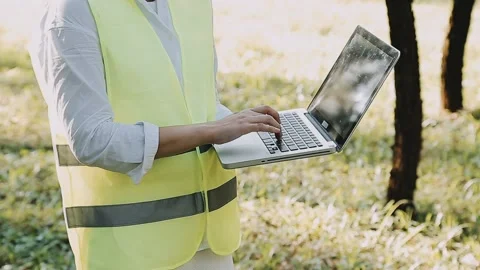 Two business man construction site engineer. Engineering objects on workpla.. Stock Footage 236837458