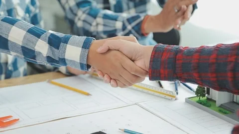 Two business man construction site engineer. Engineering objects on workpla.. Stock Footage 248880632