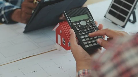 Two business man construction site engineer. Engineering objects on workpla.. Stock Footage 248880748