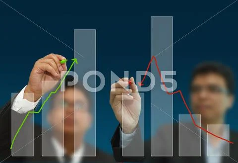 Two business men Stock Illustration