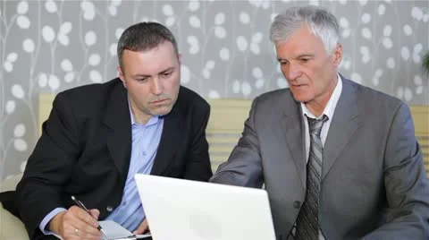 Two business people Stock Footage 24634470