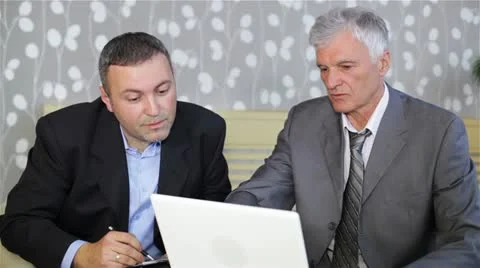 Two business people Stock Footage 24634539