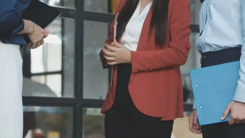 Two Businessman Calculating Bills Using Calculator At Workplace. Business t.. Stock Footage 328996865