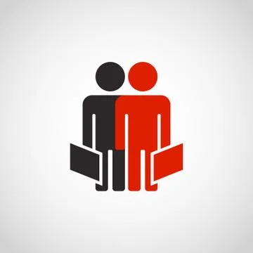 Two Businessman. Stock Illustration