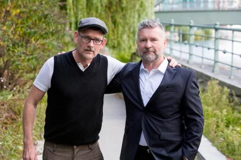 Two businessmen Stock Photos