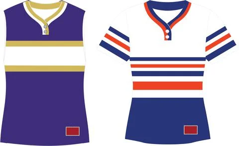 Two Button Pullover Sleeveless Jersey Vectors Stock Illustration