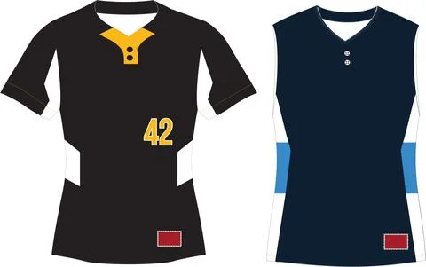 Two Button Pullover Sleeveless Jersey Vectors Stock Illustration