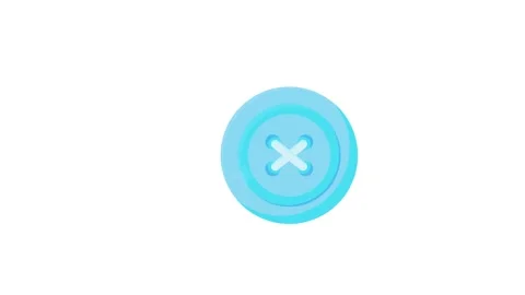 Two buttons featuring crossed lines, indicating a function or action, displ.. Stock Footage 332413113