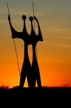 Two Candangos 写真素材