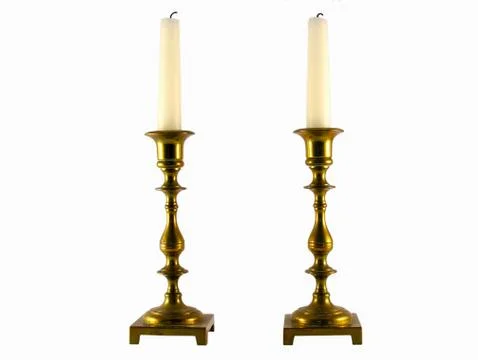 Two candelabras Stock Photos