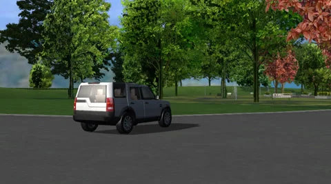 Two Car Accident, Animation Video stock 32863301