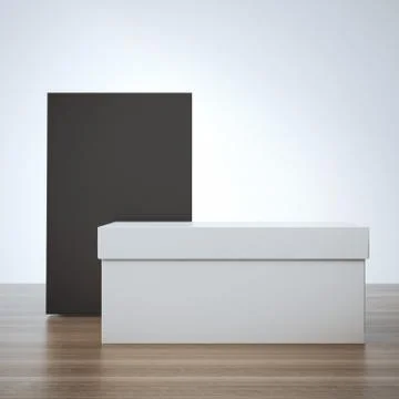 Two cardboard boxes Illustrazione stock