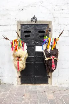 Two carnival mask Stock-Fotos