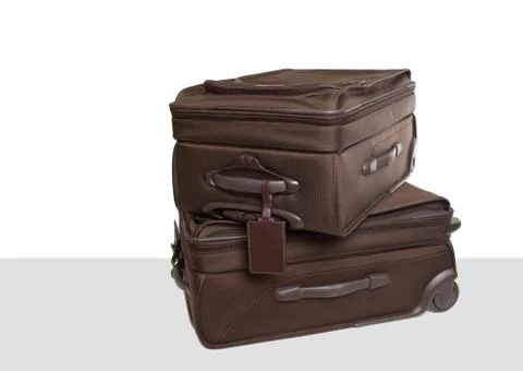 Two carry-on suitcases Stock Photos