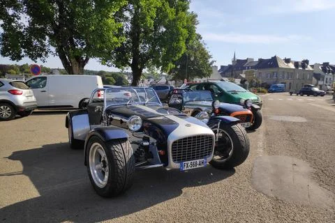 Two Caterham 7 side by side Stock Photos