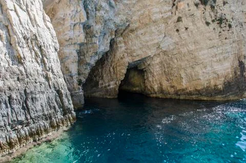 TWO CAVES Stock Photos