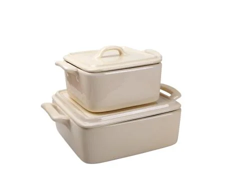 Two ceramic pots for stove Stock Photos