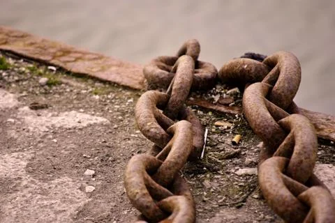 Two chains Foto stock