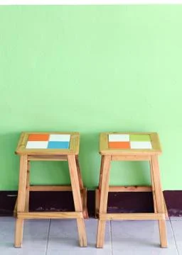 Two chairs for customer Stock Photos