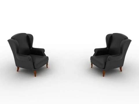 Two chairs Stock Illustration