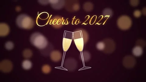Two champagne glasses clinking Stock-Footage 348262512