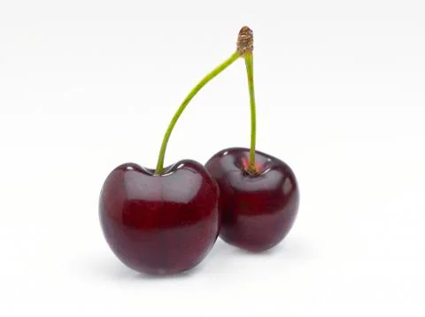 Two Cherries Stock Photos