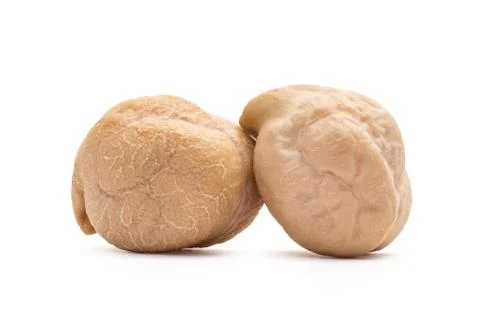 Two chickpeas macro Stock Photos