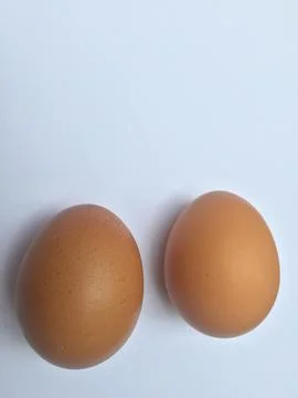 Two chiken eggs Foto stock