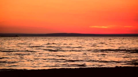Two children with a balloon are on the beach. Stock Footage 86673284