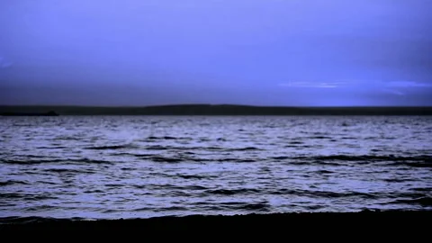 Two children with a balloon are on the beach. Stock Footage 86673293