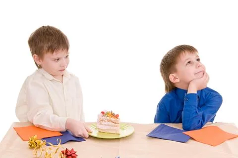 Two children Stock Photos