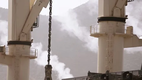 Two chimneys spewing smoke. Stock Footage 311565930